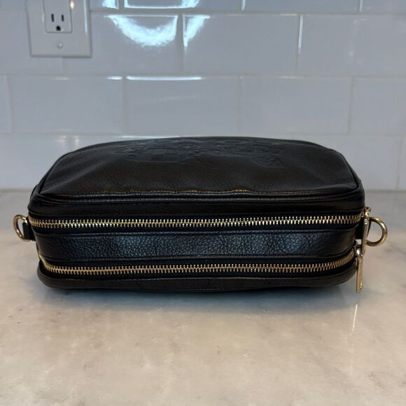 Coach Crossbody Bag Purse Handbag Leather Embossed Horse & Carriage Jes Pebbled - Picture 11 of 16